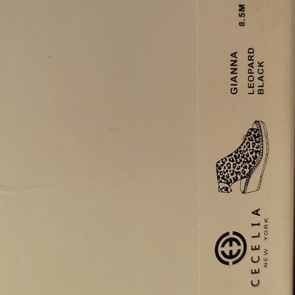 Cecelia New York Gianna Cheetah Calf Hair Leather Wedges Anthropologie 8.5 NIB - Picture 7 of 9